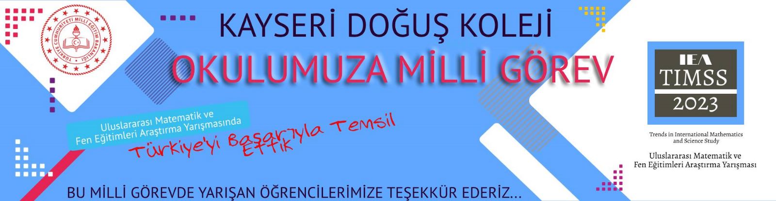 Doğuş Koleji ne milli görev.